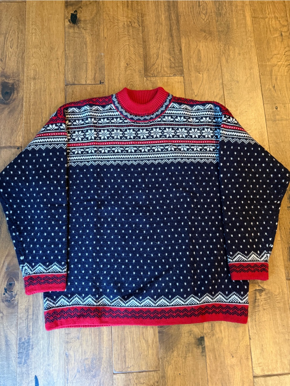 Vintage Lands End Fair Isle Sweater